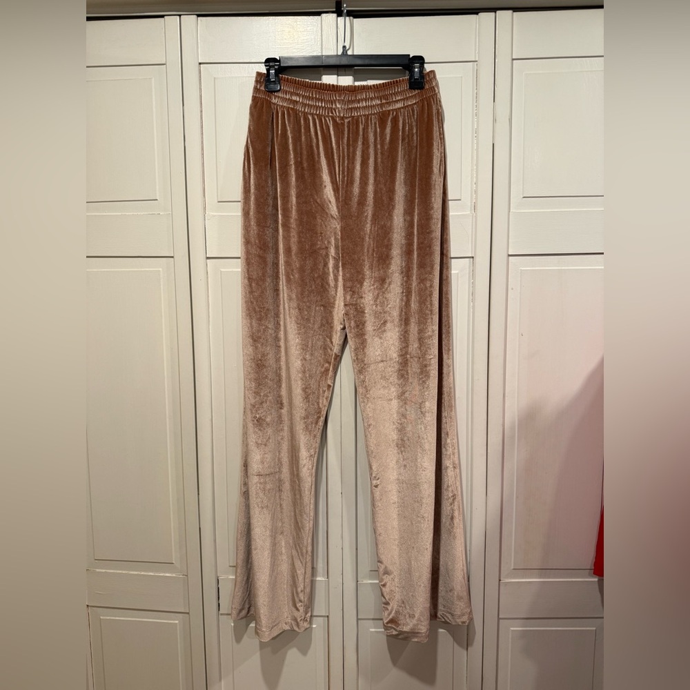 VS PINK velour pants size medium‎ NWOT